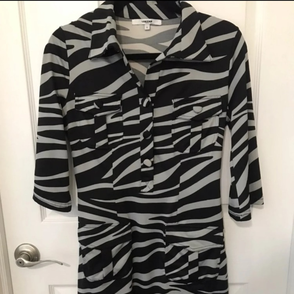 Vertigo Zebra print dress